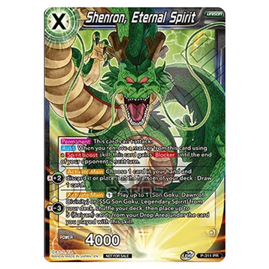 Dragon Ball Super - Shenron, Eternal Spirit - P-311 PR