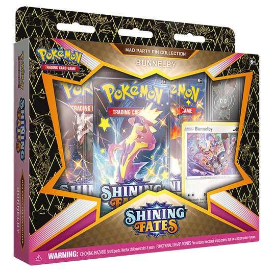 Pokemon - Shining Fates - Bunnelby Pin Collection