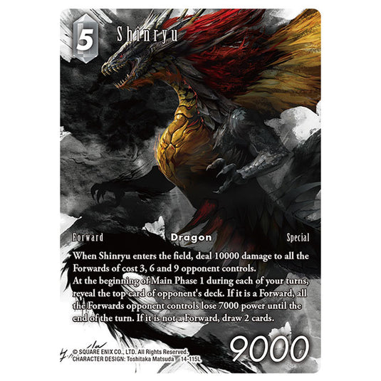 Final Fantasy - Opus 14 - Shinryu - Full Art Foil - (14-115L)