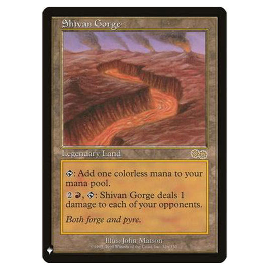 Magic The Gathering - The List - Shivan Gorge - 357/357