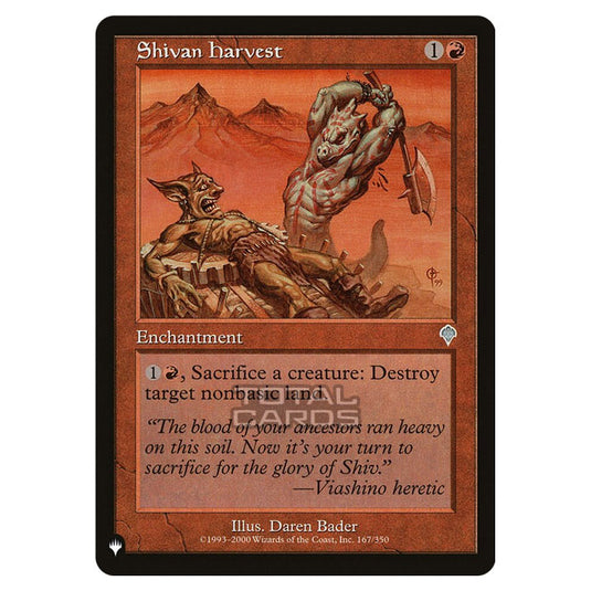 Magic The Gathering - The List - Shivan Harvest