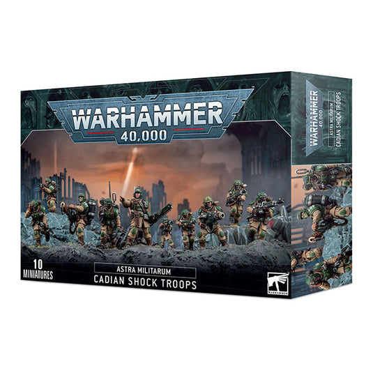 Warhammer 40,000 - Astra Militarum - Cadian Shock Troops