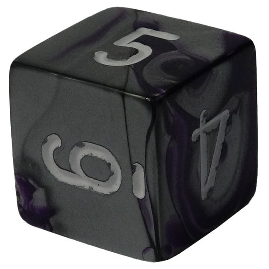 Chessex - Gemini 16mm D6 - Purple-Silver w/White