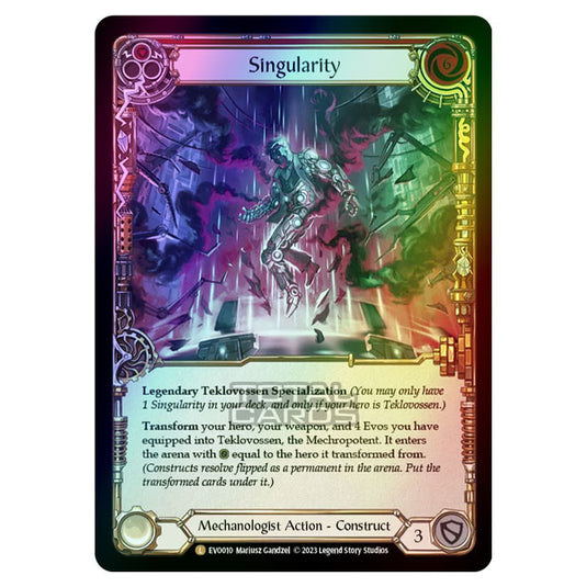 Flesh & Blood - Bright Lights - Singularity/Teklovossen, the Mechropotent (Cold Foil) - EVO010