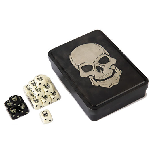 Skull Dice Tin - 20 Dice
