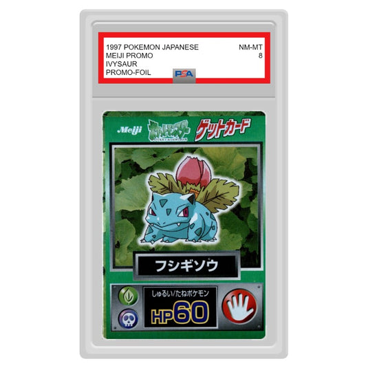 Pokemon - Japanese Meiji - Ivysaur - PSA 8 NM-MT