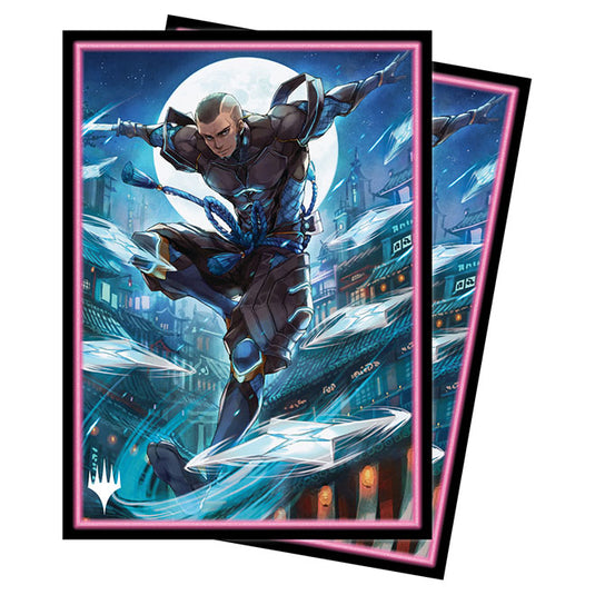 Ultra Pro - Magic The Gathering - Kamigawa - Neon Dynasty - Standard Sleeves (100 Sleeves) - Kaito Shizuki