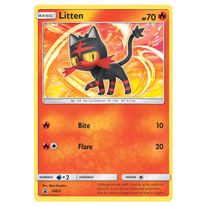 Pokemon - Sun & Moon - SM Black Star Promos - Litten
