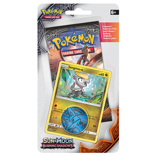 Pokemon - Sun & Moon - Burning Shadows - Jangmo-o Checklane Blister