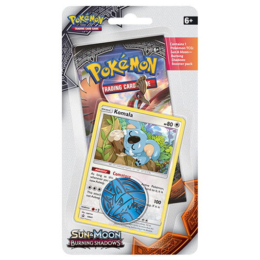 Pokemon - Sun & Moon - Burning Shadows - Komala Checklane Blister