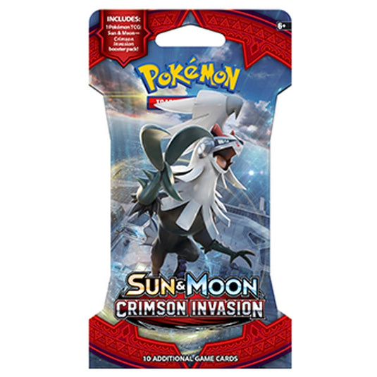 Pokemon - Sun & Moon - Crimson Invasion - Sleeved Booster