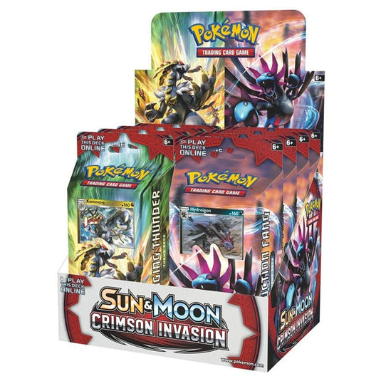 Pokemon - Sun & Moon - Crimson Invasion - Theme Deck Set (Hydreigon & Kommo-o)