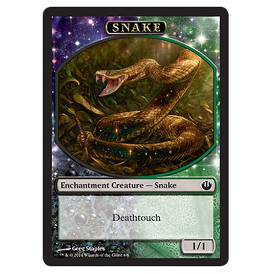 Magic the Gathering - Journey into Nyx - 06/06 Snake Token