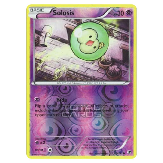 Pokemon - Black & White - Plasma Blast - (Reverse Holo) Solosis - 42/101