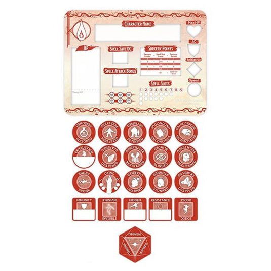 Dungeons & Dragons - Sorcerer Token Set