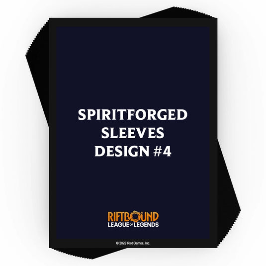 Riftbound: League of Legends TCG - Spiritforged - Art Sleeves - Design #4 (100 Sleeves)