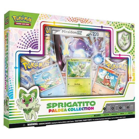 Pokemon - Paldea Collection - Sprigatito & Miraidon