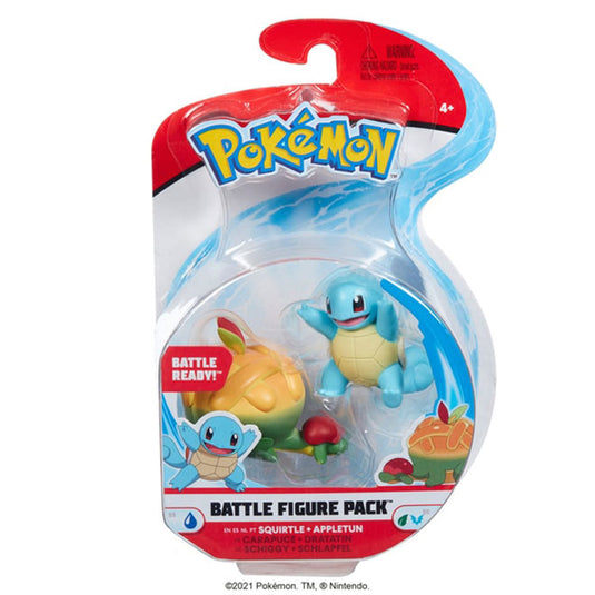 Pokemon - Battle Figure - Squirtle + Appletun
