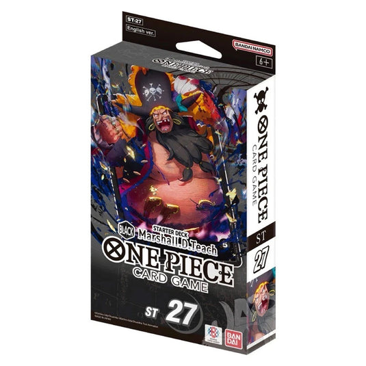 One Piece Card Game - Starter Deck - Black - Marshall.D.Teach (ST-27)