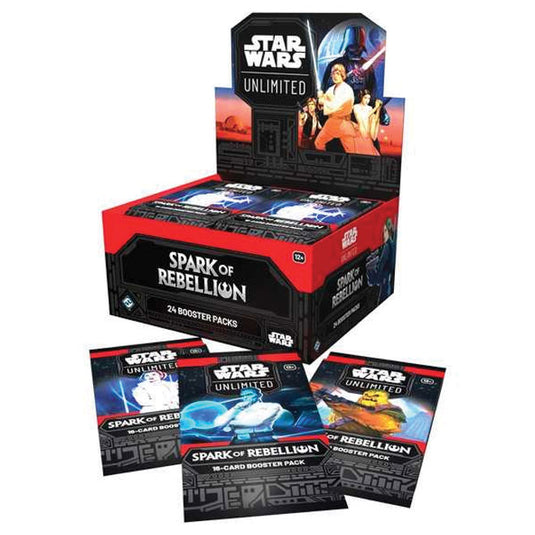Star Wars Unlimited - Spark of Rebellion - Booster Box (24 Packs)
