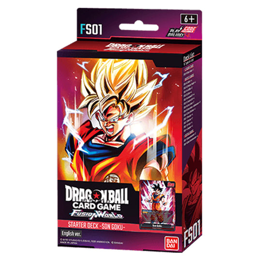 Dragon Ball Super Card Game - Starter Deck - Fusion World - Son Goku - FS01