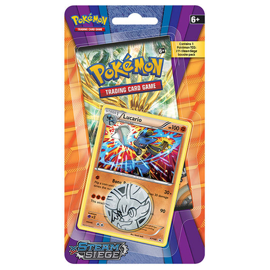 XY Steam Siege - Lucario Checklane Blister