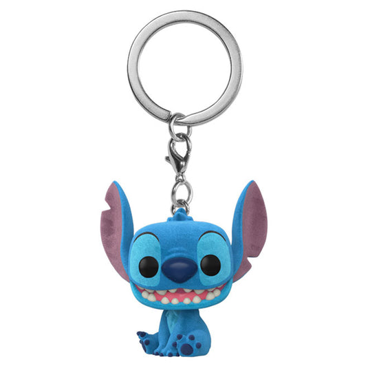 Funko POP! Keychain - Lilo & Stitch - Stitch (Flocked)