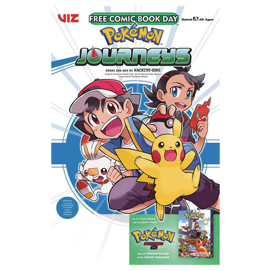 Free Comic Book Day 2022 - Pokemon Journeys Pokemon Adventures Xy