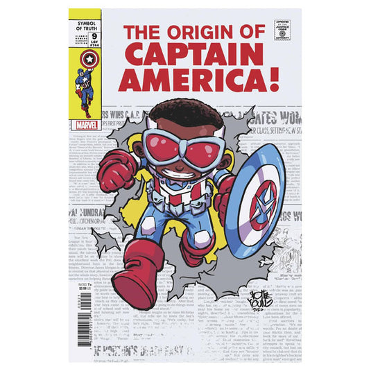 Captain America Symbol Of Truth - Issue 9 Young Classic Homage Variant