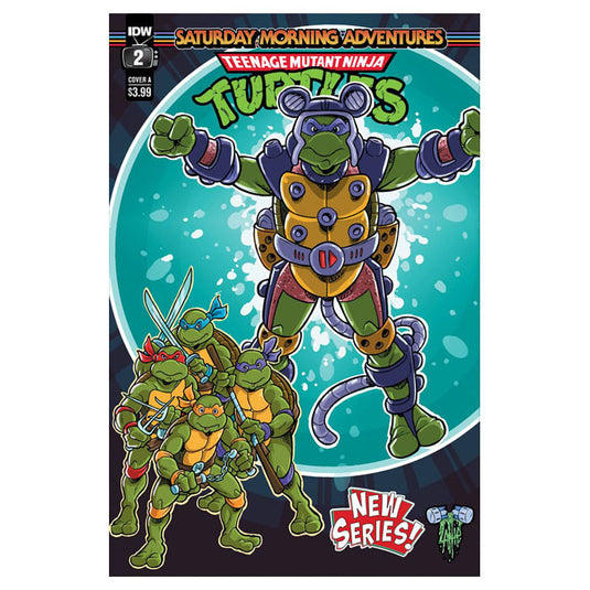 Tmnt Saturday Morning Adv Continued - Issue 2 Cover A Lattie