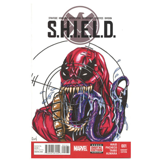 Dynamic Forces Marvel Comics Sgn & Remarked Court Deadpool Carnage