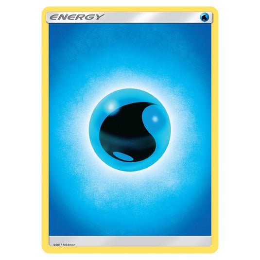 Pokemon - Sun & Moon - Water Energy (holo)