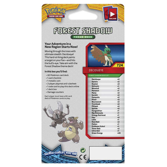 Pokemon - Sun & Moon - Base Set - Decidueye - Theme Deck