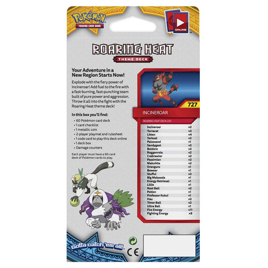 Pokemon - Sun & Moon - Base Set - Incineroar - Theme Deck