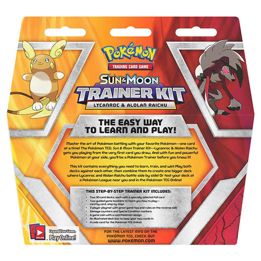 Sun & Moon - Lycanroc & Alolan Raichu - Trainer Kit