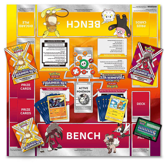 Sun & Moon - Lycanroc & Alolan Raichu - Trainer Kit