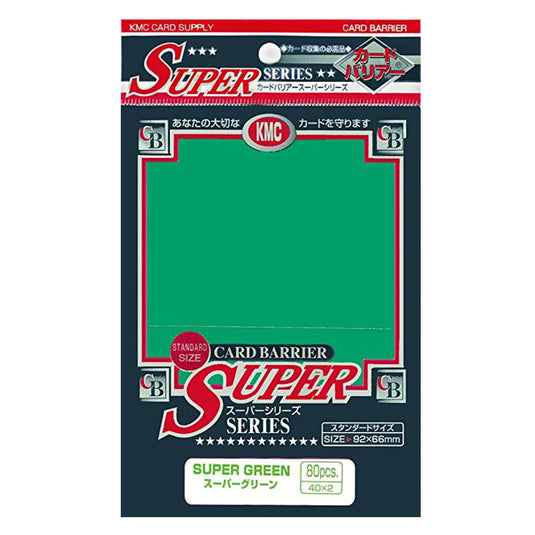 KMC - Standard Sleeves - Super Green (80)