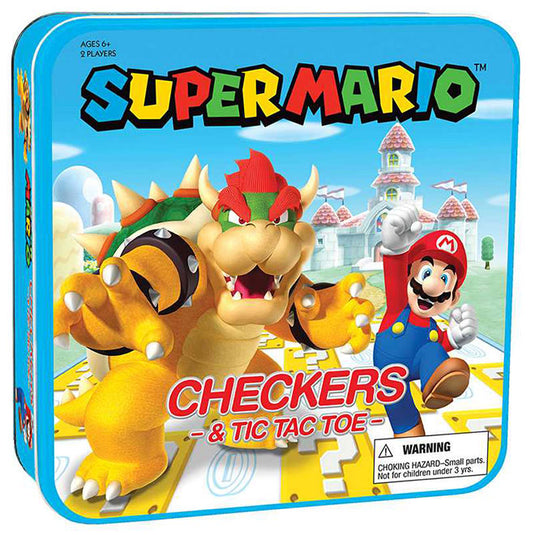 Super Mario Checkers and Tic-Tac-Toe