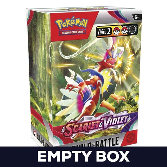 Pokemon - Scarlet & Violet - Build & Battle - Empty Deck Box