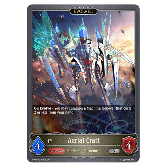 Aerial Craft BP17-101EN card from the Shadowverse: Evolve set Convergent Destinies