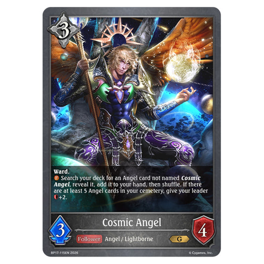 Cosmic Angel BP17-115EN card from the Shadowverse: Evolve set Convergent Destinies