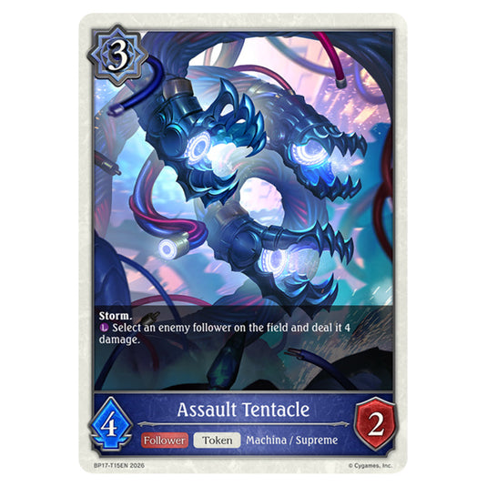 Assault Tentacle BP17-T15EN card from the Shadowverse: Evolve set Convergent Destinies