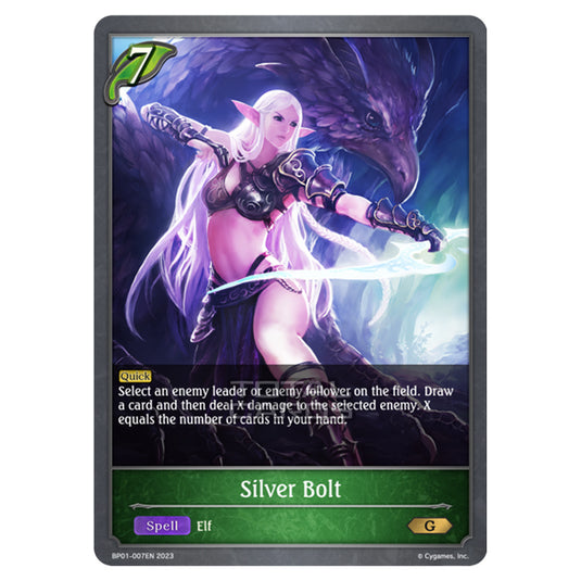 Shadowverse Evolve - BP01 - Advent of Genesis - Silver Bolt - BP01-007