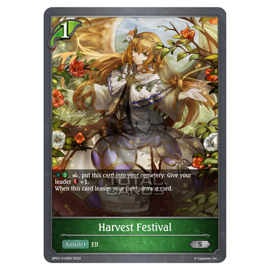 Shadowverse Evolve - BP01 - Advent of Genesis - Harvest Festival - BP01-016