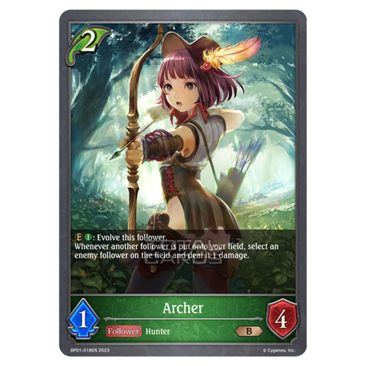 Shadowverse Evolve - BP01 - Advent of Genesis - Archer - BP01-018