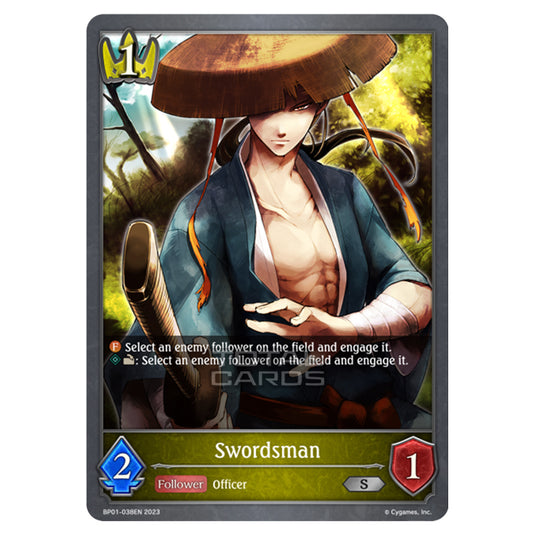 Shadowverse Evolve - BP01 - Advent of Genesis - Swordsman - BP01-038