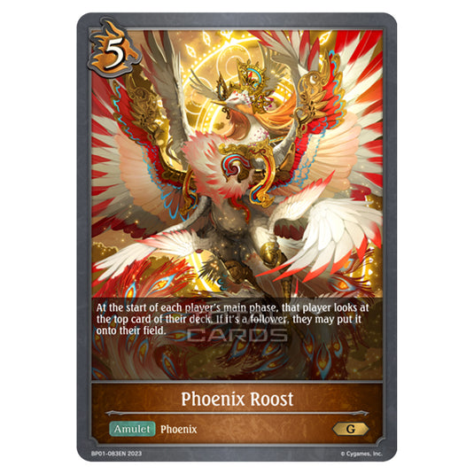 Shadowverse Evolve - BP01 - Advent of Genesis - Phoenix Roost - BP01-083