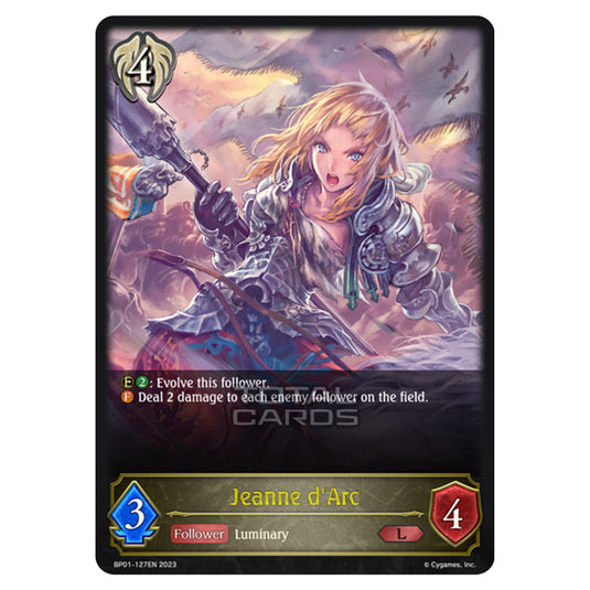 Shadowverse Evolve - BP01 - Advent of Genesis - Jeanne d'Arc - BP01-127