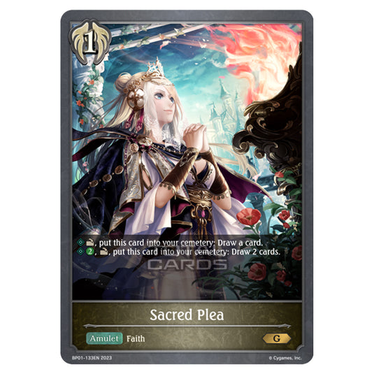 Shadowverse Evolve - BP01 - Advent of Genesis - Sacred Plea - BP01-133