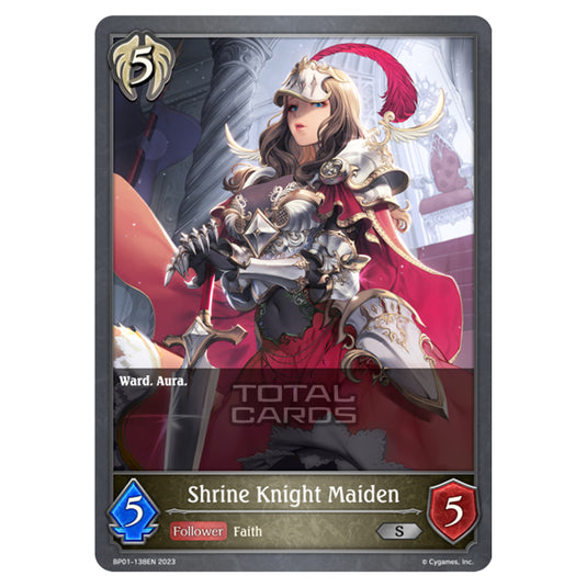 Shadowverse Evolve - BP01 - Advent of Genesis - Shrine Knight Maiden - BP01-138